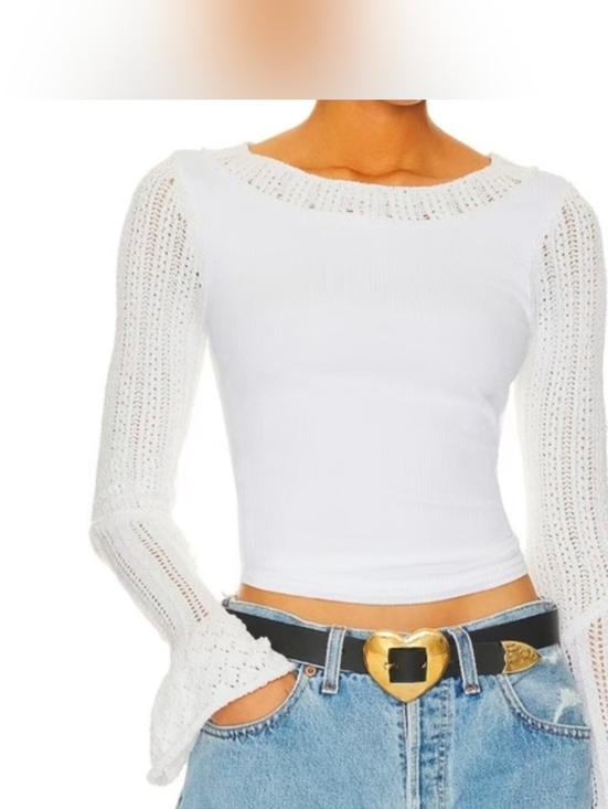 Free People Cuffing Season Top Size Small - Picture 2 of 6